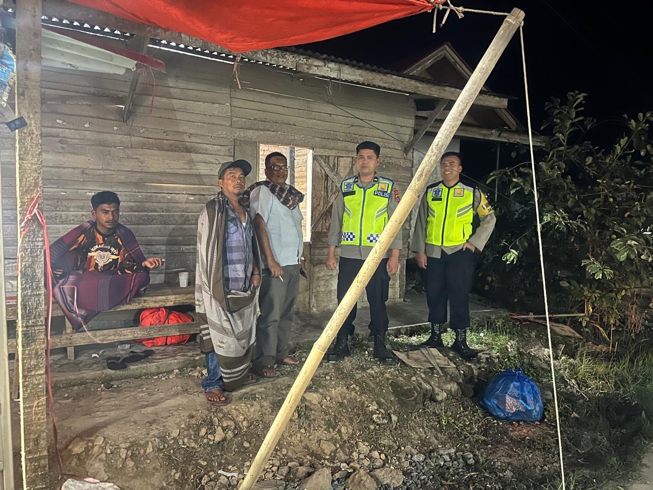 Personil Polres Solok Amankan Kegiatan Kampanye di 3 tempat berbeda