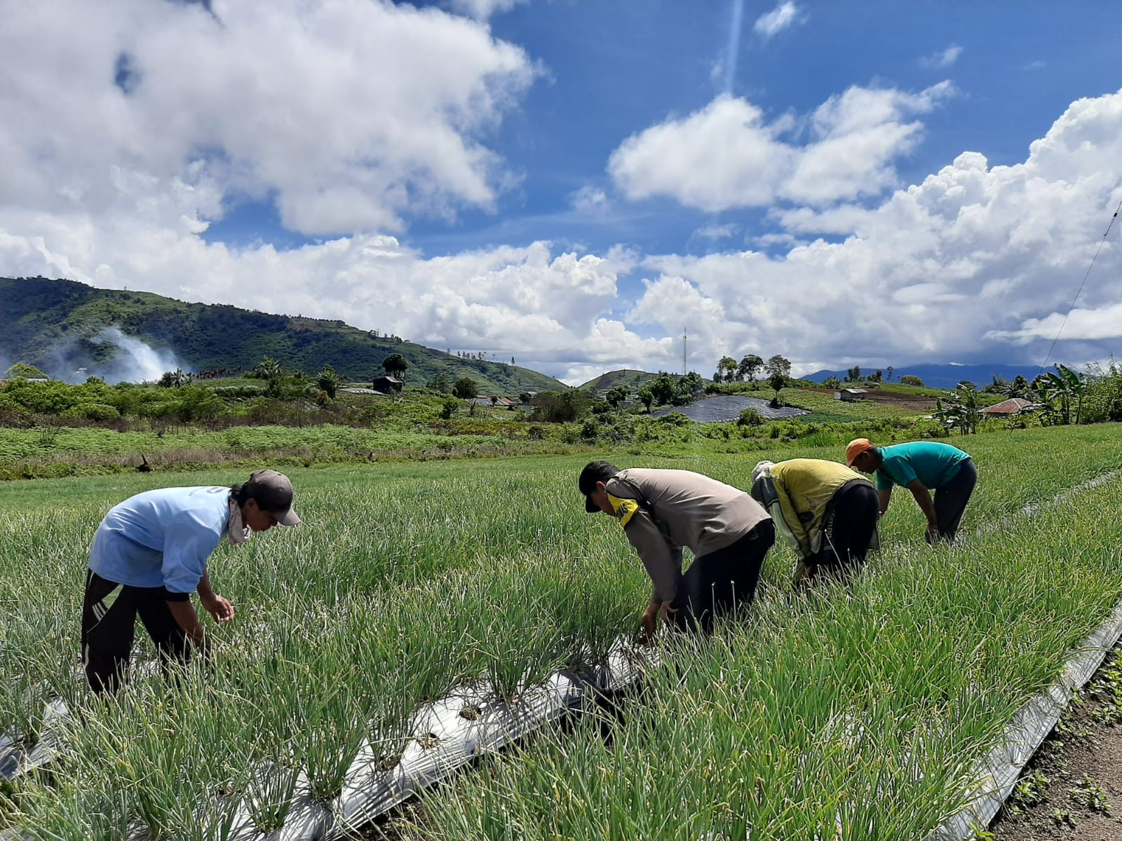 Polres Solok Gelar Program Ketahanan Pangan untuk Dukung Program Pemerintah