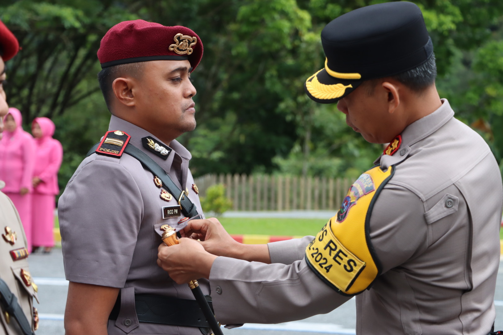 Kapolres Solok Pimpin Serah Terima Jabatan Kasat Reskrim dan Kasat Res Narkoba Polres Solok